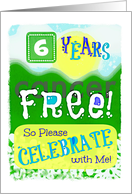 Let’s celebrate your customized years of being cancer free! card