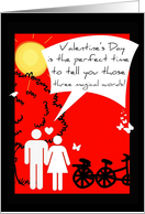 Valentine’s Day Surprise, let’s get naked! card