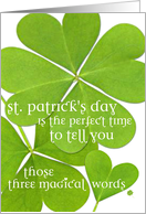 Gettin’ Lucky on St. Patricks’s Day! card