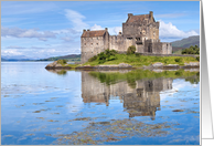 A Scottish icon - Eilean Donan Castle - blank card