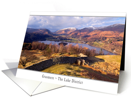 The Lake District, Cumbria - Grasmere - Blank card (877249)