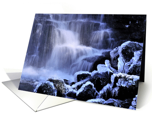 Icy waterfall, winter, - Scaleber force, The Yorkshire... (877460)