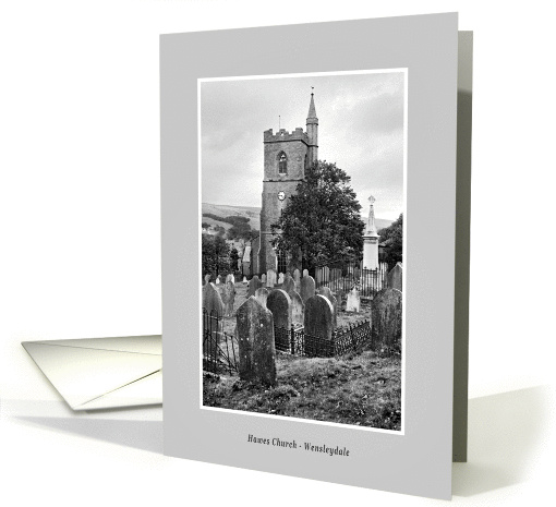 Hawes Church, Wensleydale, Yorkshire Dales - Blank card (877505)