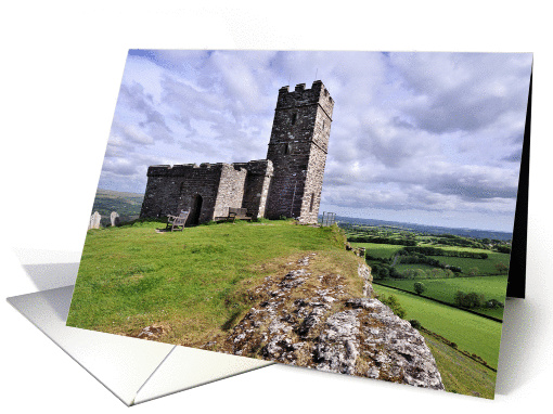 Brentor Church, Dartmoor National Park - Blank card (881250)