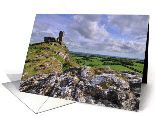Brentor Church, Dartmoor National Park - Blank card (881252)