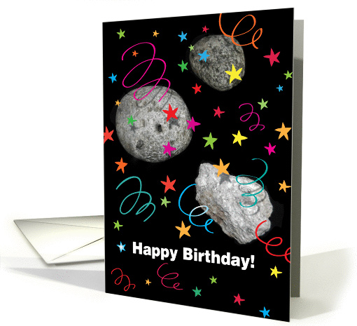 Party Your Asteroids Off Birthday card (1067761)