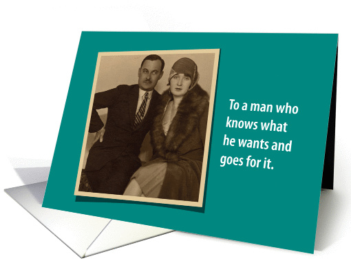 Vintage Humorous 1930's Birthday Gift Card or Money... (1272448)
