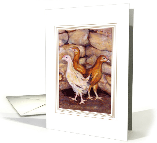 Pullets Blank Greeting card (1039777)