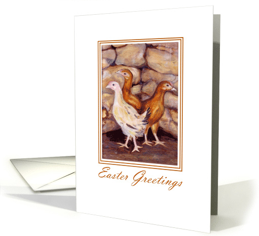 Pullets Easter card (1039783)