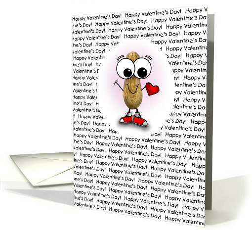 Will you Marry Me Valentine's Day Silly Googly Eyed Peanut card