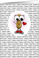 Will you Marry Me Valentine’s Day Silly Googly Eyed Peanut Card