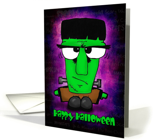 Happy Halloween Frankie card (1454622)