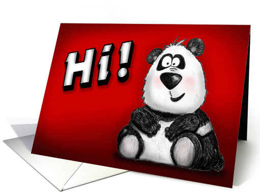 Hi Panda card (899752)