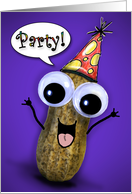 Party Peanut Invitation card