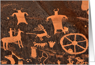 Ancient Indian Petroglyphs card