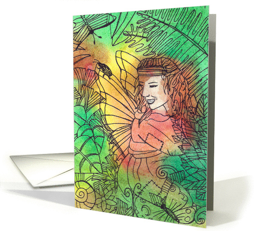 Laughter in the woods card (1349924)