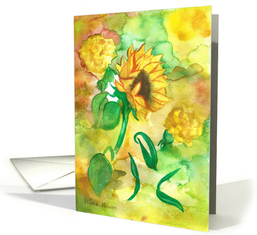 Thinking of you - Sunflowers card (1426072)