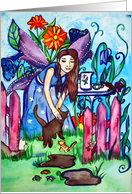Blue Fairy’s Garden Mother’s Day card