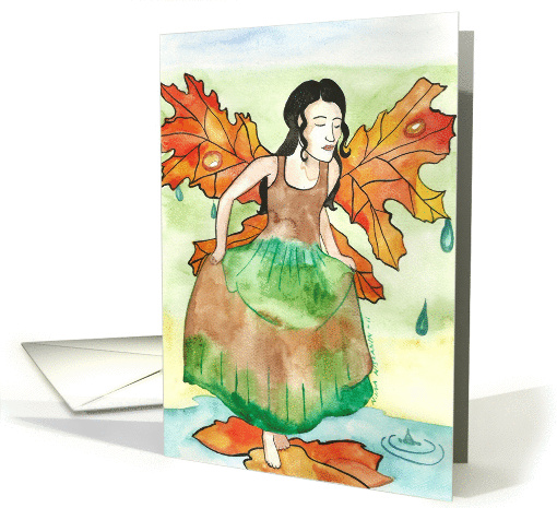 Autumn fairy fantasy card (893179)