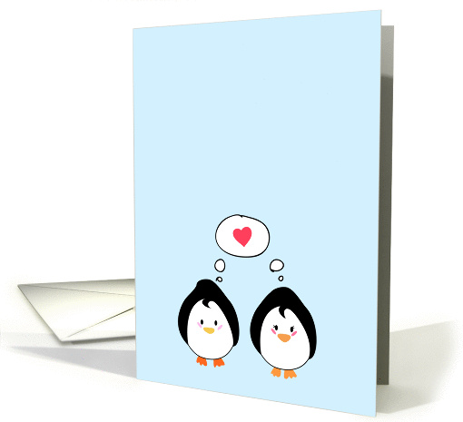 Penguin Love card (903112)