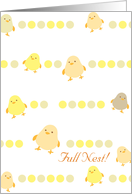 Full Nest - Congratulations on your triplets! card