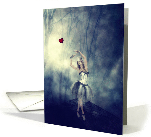 Beautiful Girl Forever Chasing Love card (911552)
