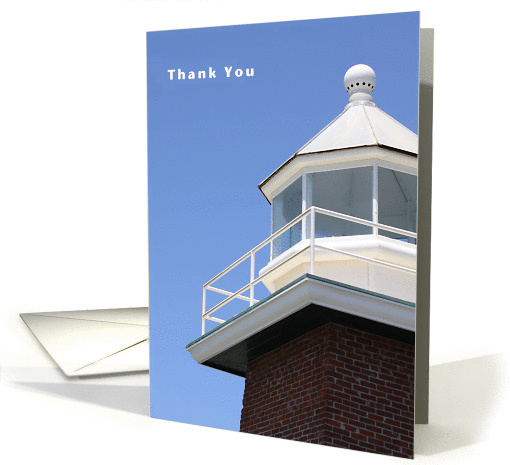 Lighthouse Thank You card (913501)