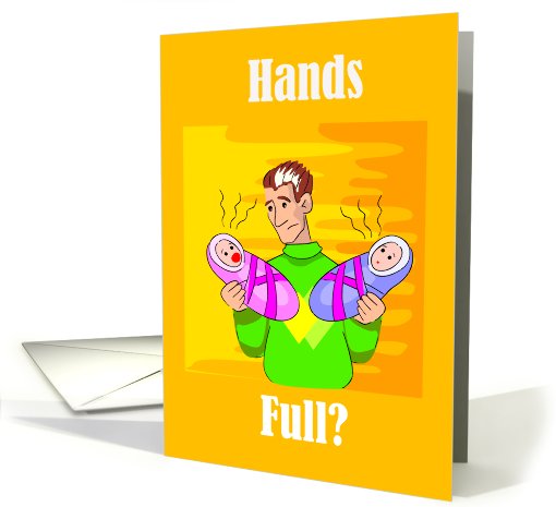 Hands Full Father's Day card (925300)
