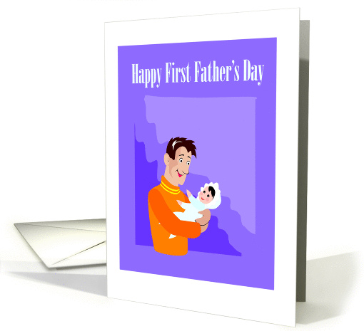 Hands Full First Father's Day card (925302)