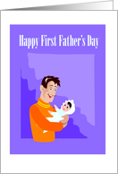 Hands Full First Father’s Day Card