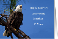 15 Years, Jonathan, Eagle talking, Custom Text card