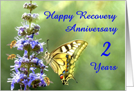 2 Years, Happy Anonymous Recovery Anniversary card