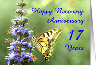 17 Years, Happy Anonymous Recovery Anniversary card