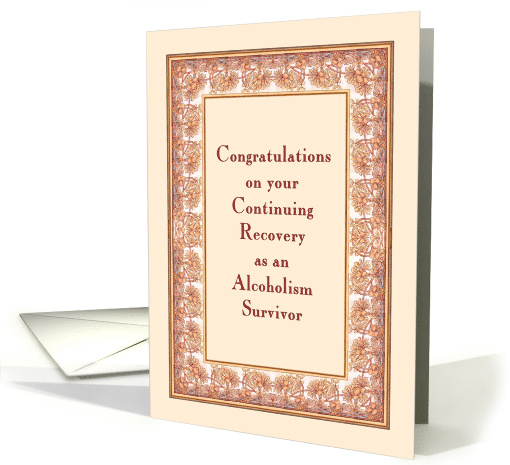 Any Year, Congratulations Alcoholism Survivor card (1506772)