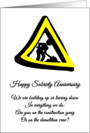 Happy Sobriety Anniversary under construction card