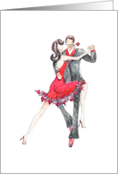 Happy Valentine’s Day - couple dancing card