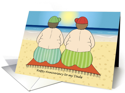 Happy Anniversary - Gay - Parents - Dads card (935905)