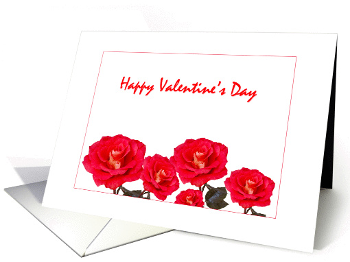 Happy Valentine's Day Note card (1020025)