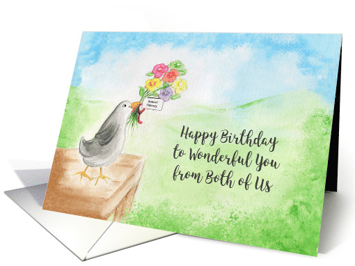 Happy Birthday to Wonderful You from Both of Us, Bird... (1569830)