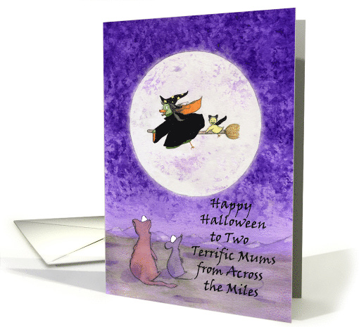 Happy Halloween Lesbian MUMS Across Miles Funny Cat Mouse... (1686564)
