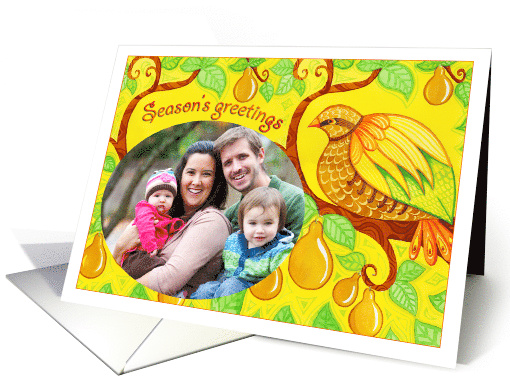 Season's greetings, partridge in a pear tree card (1188372)