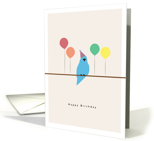Happy Birthday Bird card (917904)