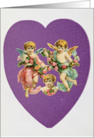 Victorian Valentine card, Fine Art Valentines card