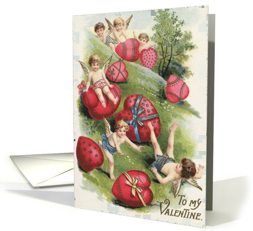 To my Valentine.  Victorian card, Fine Art Valentines card (1034111)
