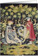 Arras Tapestry, Offering of the Heart (tapestry) by French school, Fine Art Valentines card