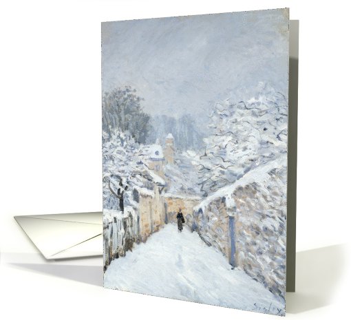 Snow at Louveciennes, 1878 (oil on canvas) by Alfred... (995297)