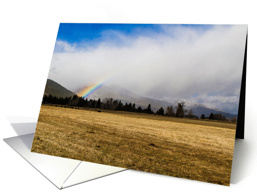 Rainbow in Bitterrrot Valley card (1251920)