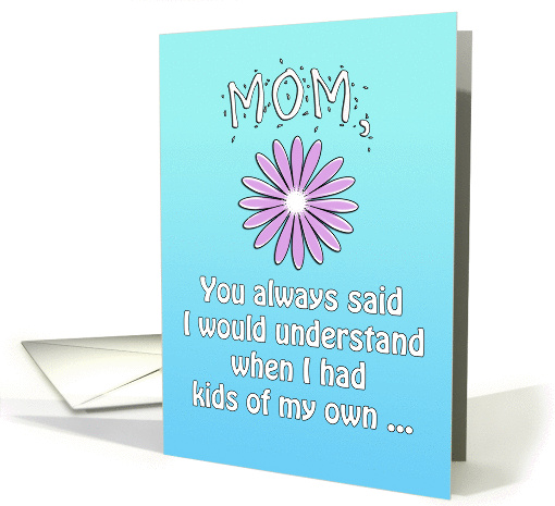 Mother's Day - daisy - you always said card (923876)