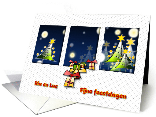 Dutch Christmas card for Ria en Luc card (1001017)