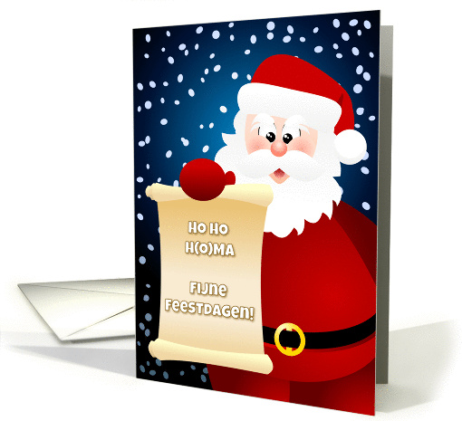 Dutch Christmas card for Ma card (1001031)